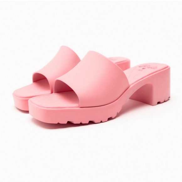 Zara Shoes Barbie X Zara Rubberized Lug Sole Sandals Poshmark